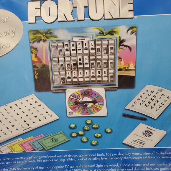 25th Silver Anniversary Edition Wheel of Fortune - Picture 6 of 7